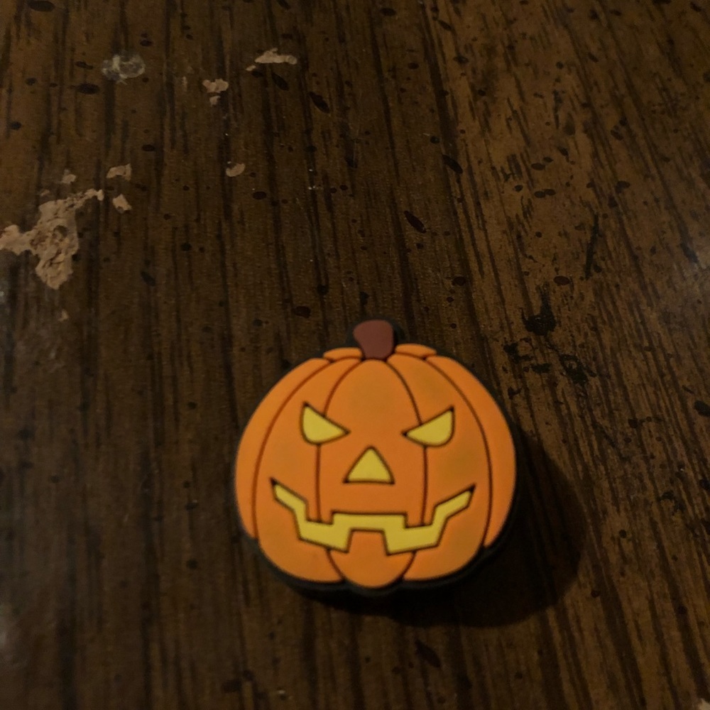 Halloween Pumpkin Jack O Lantern Crocs Shoe Charm